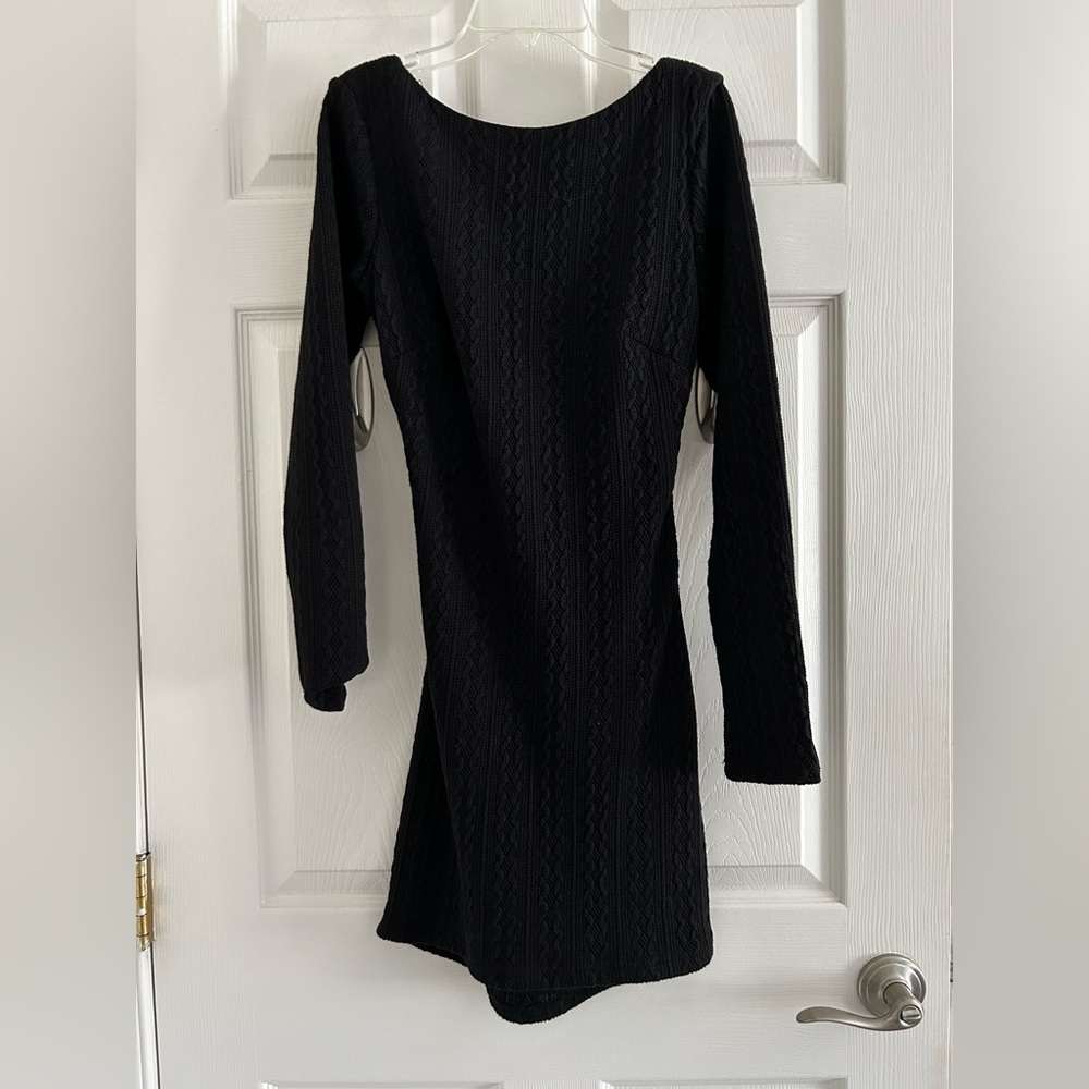 Open Back Sweater dress